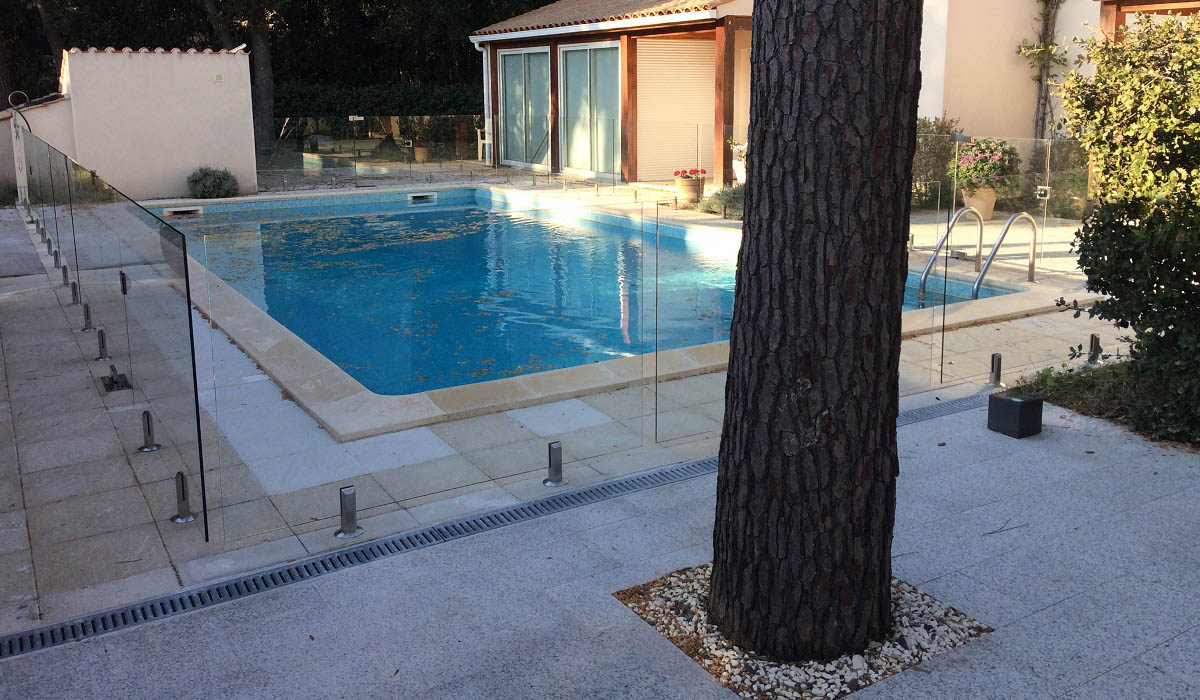 barriere piscine transparente verre sans poteau ile oleron